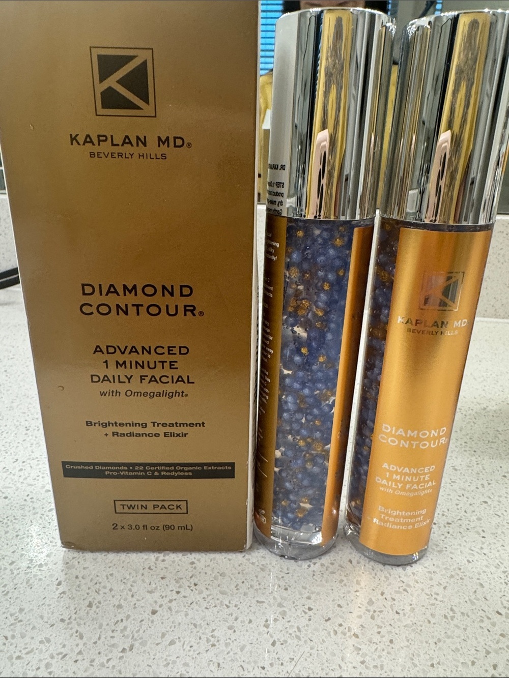 Kaplan MD Diamond Contour Advanced 1 Minute Daily Facial - Twin pack